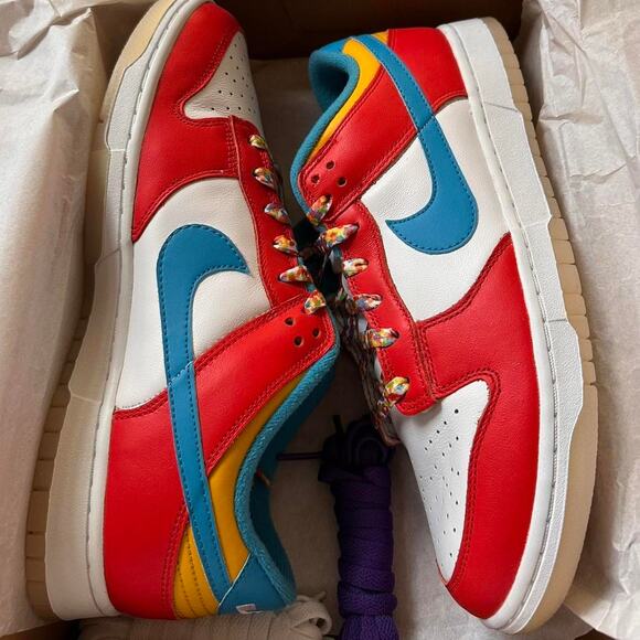 Nike Low Dunk Low QS LeBron James Fruity Pebbles - Picture 8 of 8